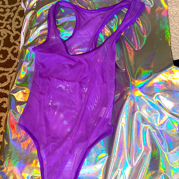 Rave ,Sheer, thong bodysuit - Picture 6 of 8